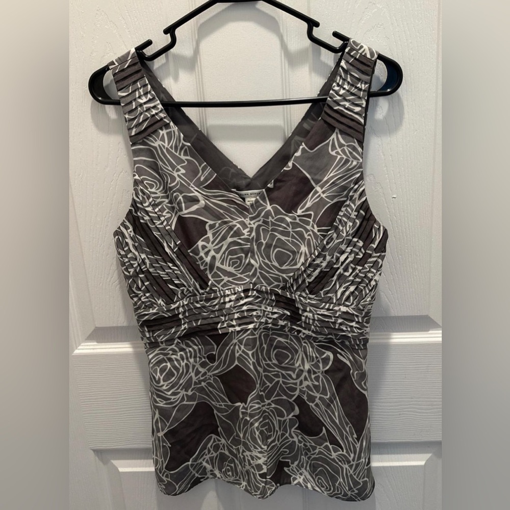 Banana Republic Floral V-Neck Blouse